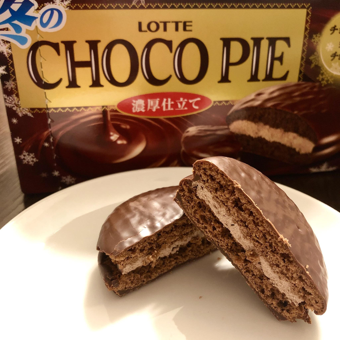 ロッテ 冬のチョコパイ＜濃厚仕立て＞（チョコ・焼き菓子）