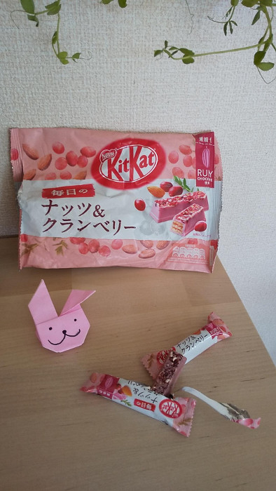 ネスレ キットカット 毎日のナッツ＆クランベリー ルビー（チョコ・焼き菓子）