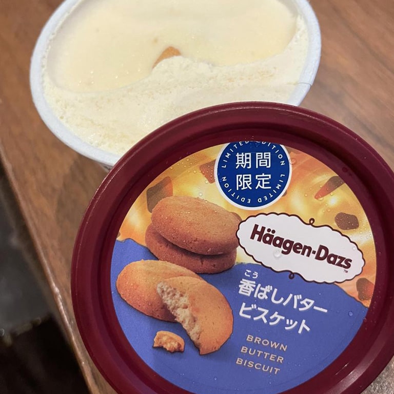 ハーゲンダッツ 香ばしバタービスケット