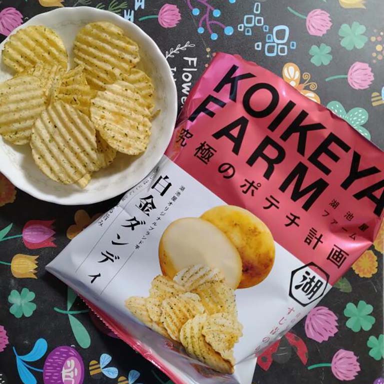 湖池屋 KOIKEYA FARM 白金ダンディ すじ青のり