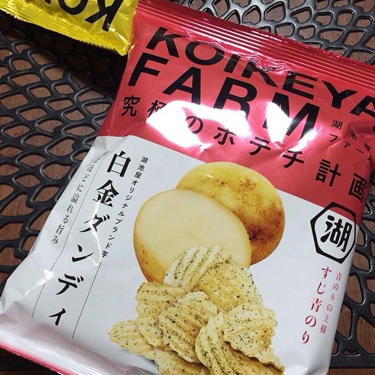 湖池屋 KOIKEYA FARM 白金ダンディ すじ青のり