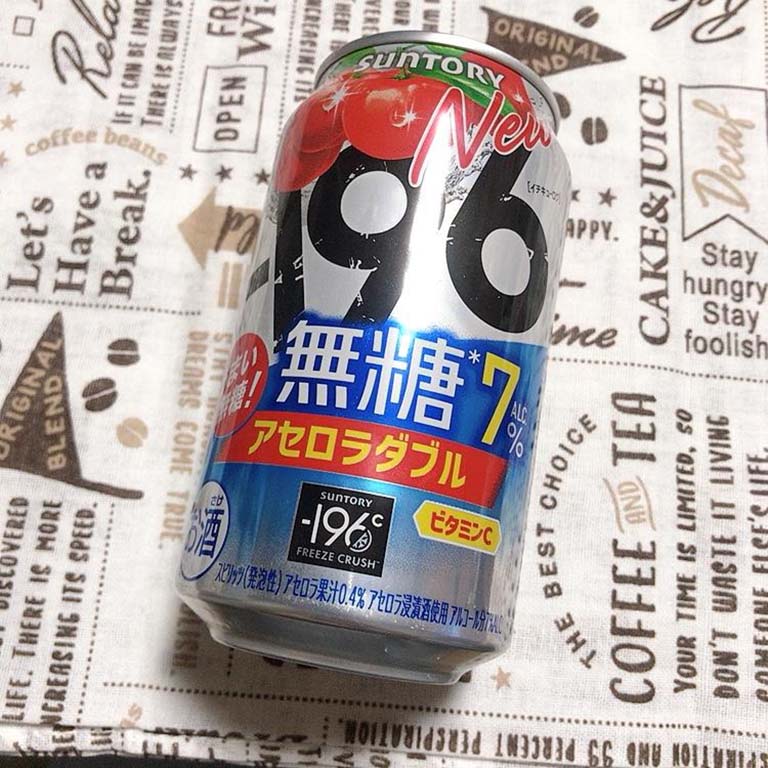 サントリー －196無糖 アセロラダブル ALC.7%