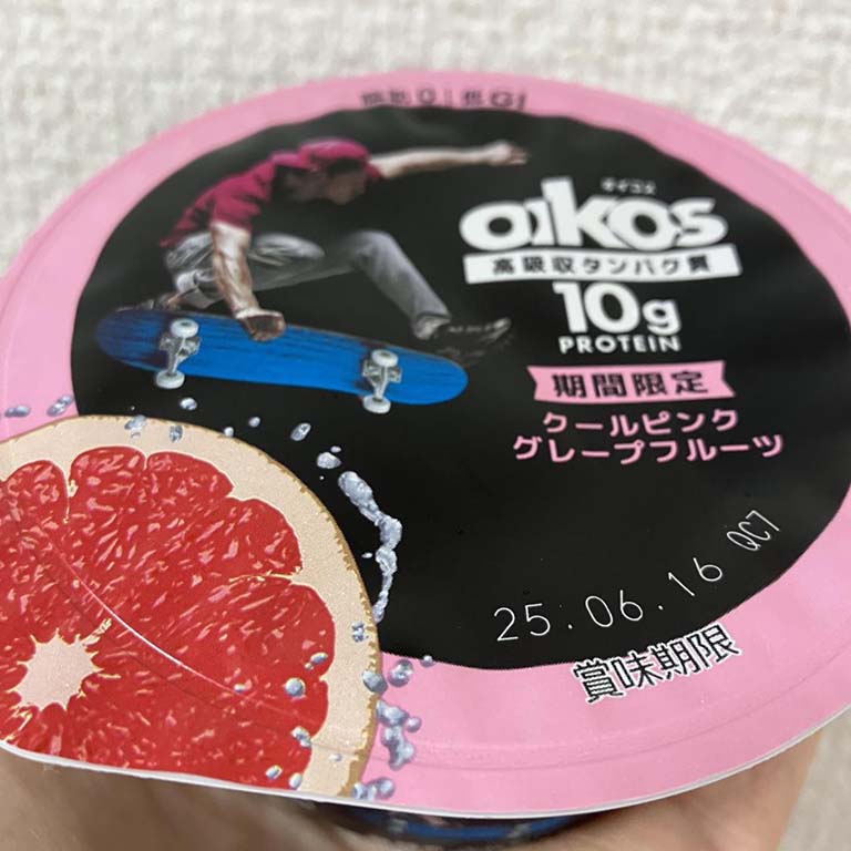 ダノン オイコス 高吸収タンパク質 クールピンクグレープフルーツ
