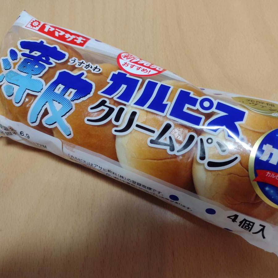 ヤマザキ 薄皮カルピス®クリームパン