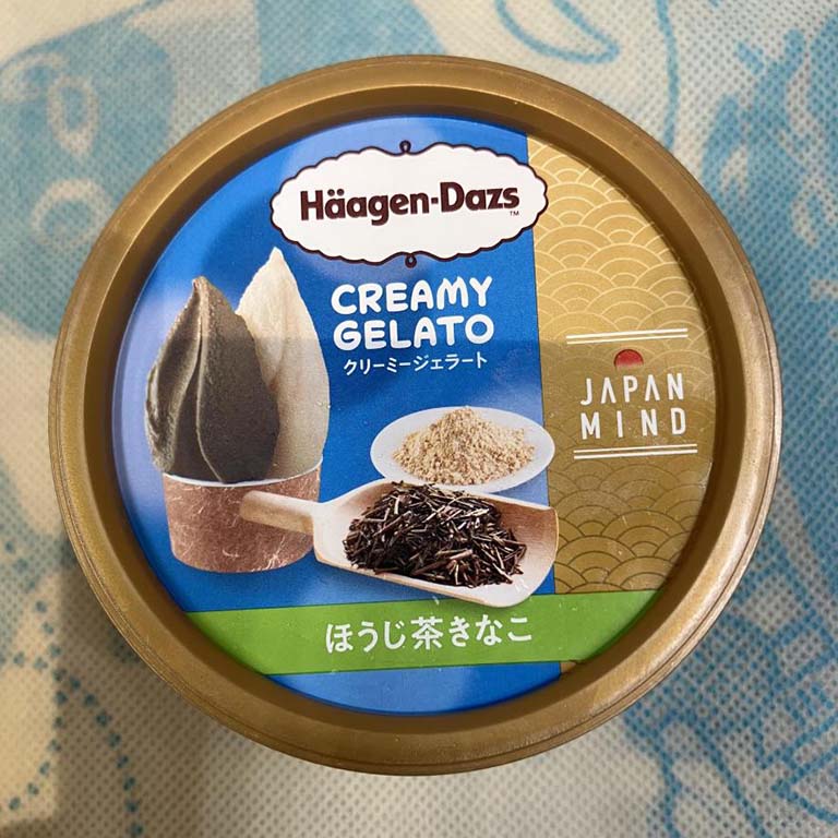 ハーゲンダッツ ミニカップ CREAMY GELATO ほうじ茶きなこ