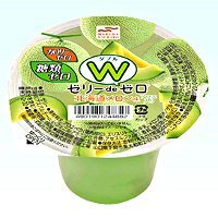 マルハニチロ ゼリーdeゼロw ダブル 北海道メロン味 アロエ入りの商品ページ