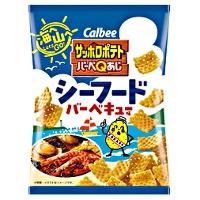 カルビー サッポロポテトバーベqあじ シーフードバーべキュー味 限定販売 の商品ページ