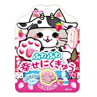 扇雀飴本舗 ふわふわ幸せにくきゅうグミいちごミルク味の商品ページ
