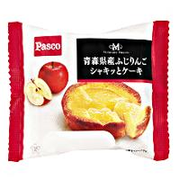 敷島製パン Pasco 青森県産ふじりんご シャキッとケーキの商品ページ