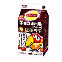 森永乳業 リプトン チョコボール紅茶ラテの商品ページ