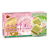 ブルボン ふんわりオムレット 薫るさくら抹茶風味（限定販売）の商品ページ