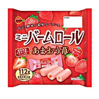 ブルボン ミニバームロールあまおう苺の商品画像