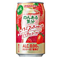 サントリー のんある気分〈いちごスパークリング ノンアルコール〉の商品画像