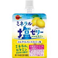 ブルボン ミネラル塩ゼリーplus ビタミン ひんやりレモンスカッシュ味の商品画像