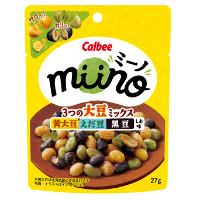 カルビー miino（ミーノ）3つの大豆ミックス 黄大豆えだ豆黒豆 しお味の商品画像