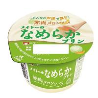 協同乳業 メイトーのなめらかプリン 赤肉メロンソースの商品画像