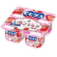 森永乳業 ビヒダス ヨーグルト いちごミルク風味 4ポットの商品画像