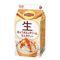 森永乳業 リプトン 生キャラメル＆クリームミルクティーの商品画像