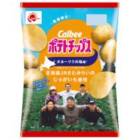 カルビー ポテトチップス オホーツクの塩味～北海道JAきたみらいの商品画像