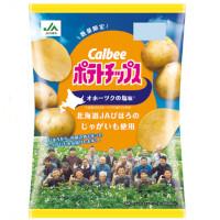 カルビー ポテトチップス オホーツクの塩味～北海道JAびほろの商品画像