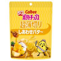 カルビー ポテトチップス超薄切り しあわせバタ〜の商品画像