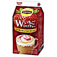 森永乳業 リプトン Wいちごミルクティーの商品画像