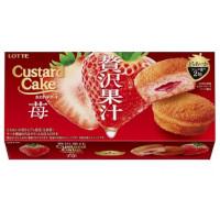 ロッテ カスタードケーキ<贅沢果汁苺>の商品画像