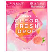 カンロ クリアフレッシュドロップ プリズムピーチの商品画像