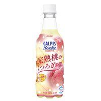 アサヒ カルピスソーダ完熟桃のくつろぎ時間の商品画像
