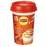 森永乳業 リプトン りんごの誘惑 キャラメルミルクティーの商品画像