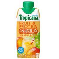 キリン トロピカーナ エッセンシャルズ FRUIT&PROTEIN マンゴー&白ぶどうの商品画像