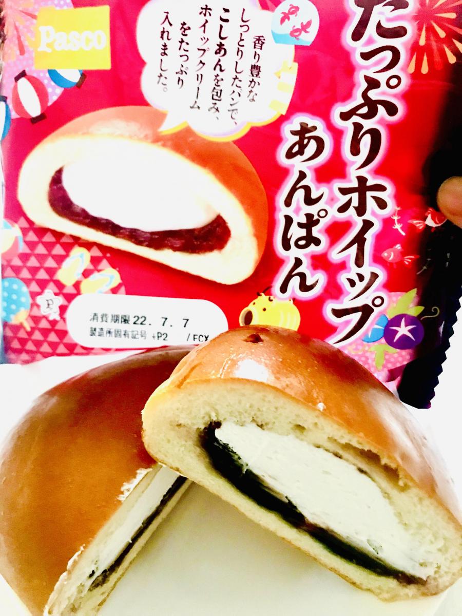 敷島製パン Pasco たっぷりホイップあんぱん（惣菜パン・菓子パン）