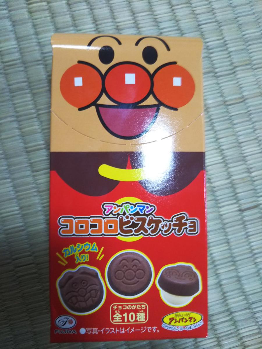 不二家 34gアンパンマンコロコロビスケッチョの商品ページ