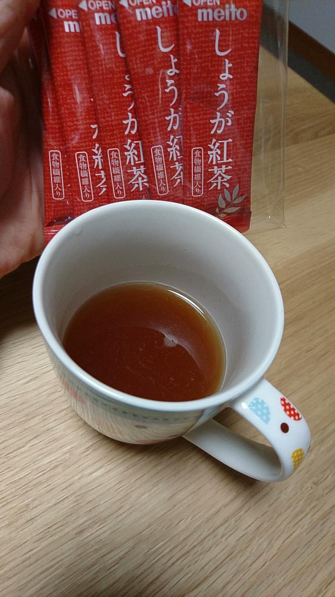 名糖 しょうが紅茶の商品ページ