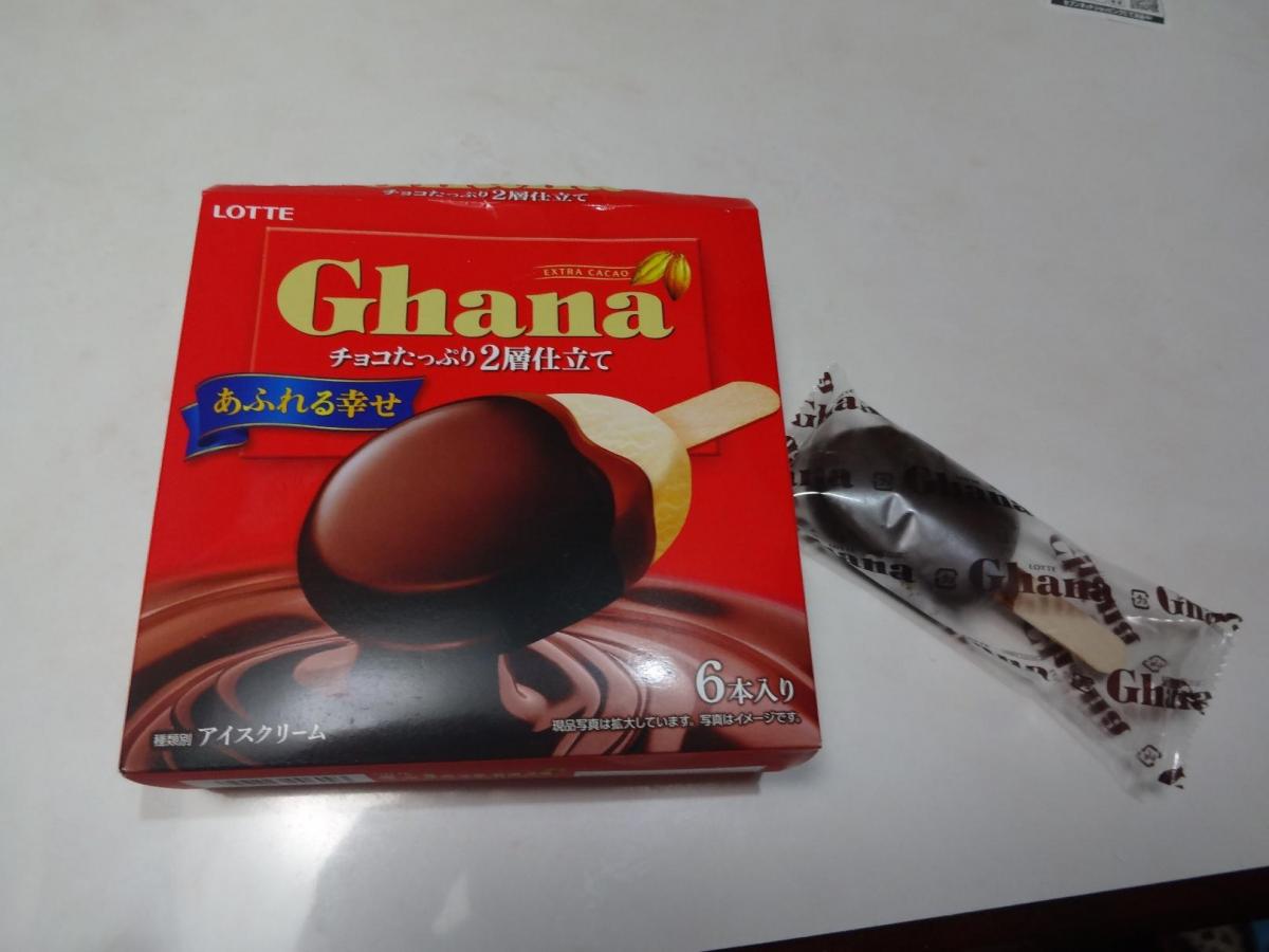 ロッテ ガーナ濃密チョコレートアイスの商品ページ