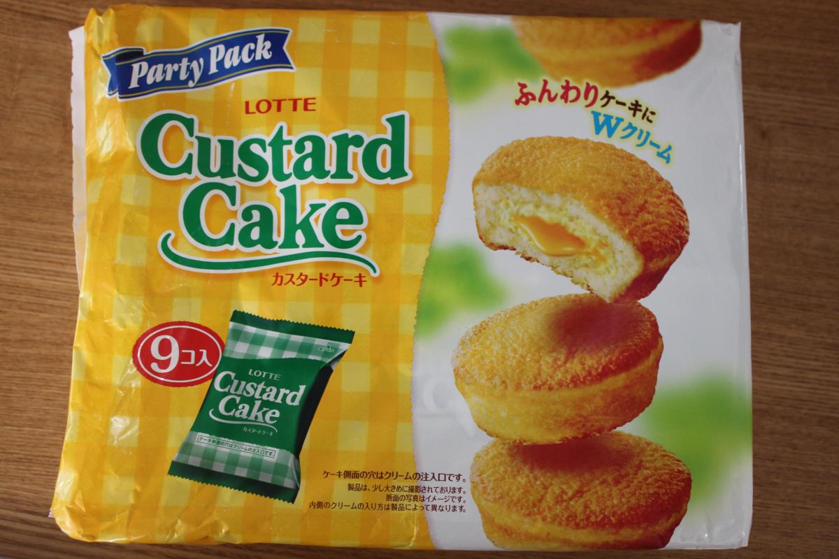 ロッテ カスタードケーキの商品ページ