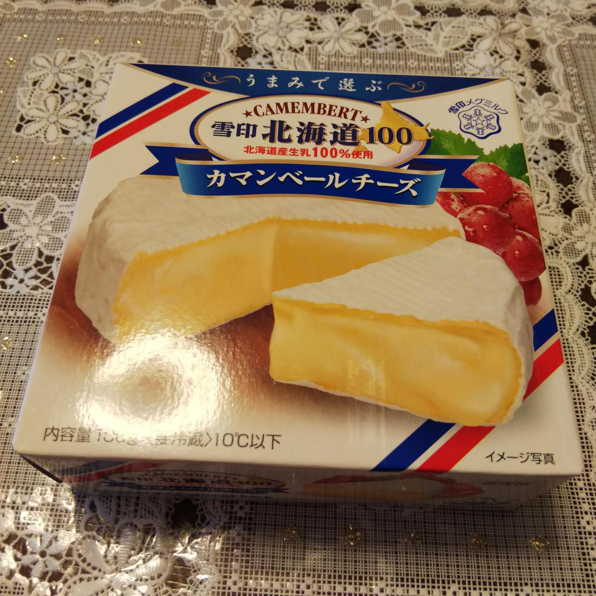 雪印メグミルク 雪印北海道100 カマンベールチーズの商品ページ
