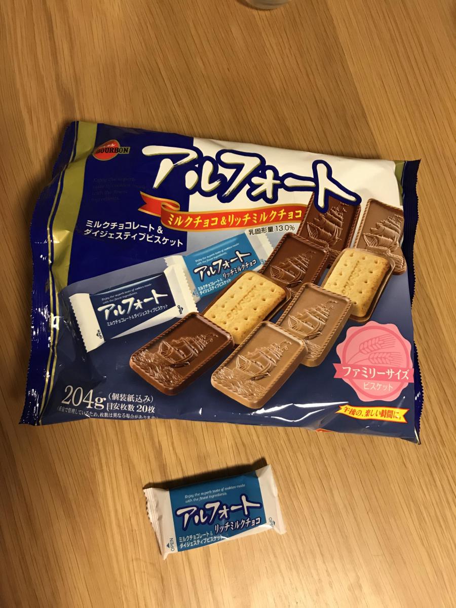 ブルボン アルフォートの商品ページ