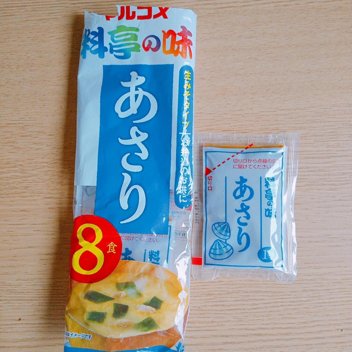 マルコメ 生みそ汁 料亭の味 あさりの商品ページ