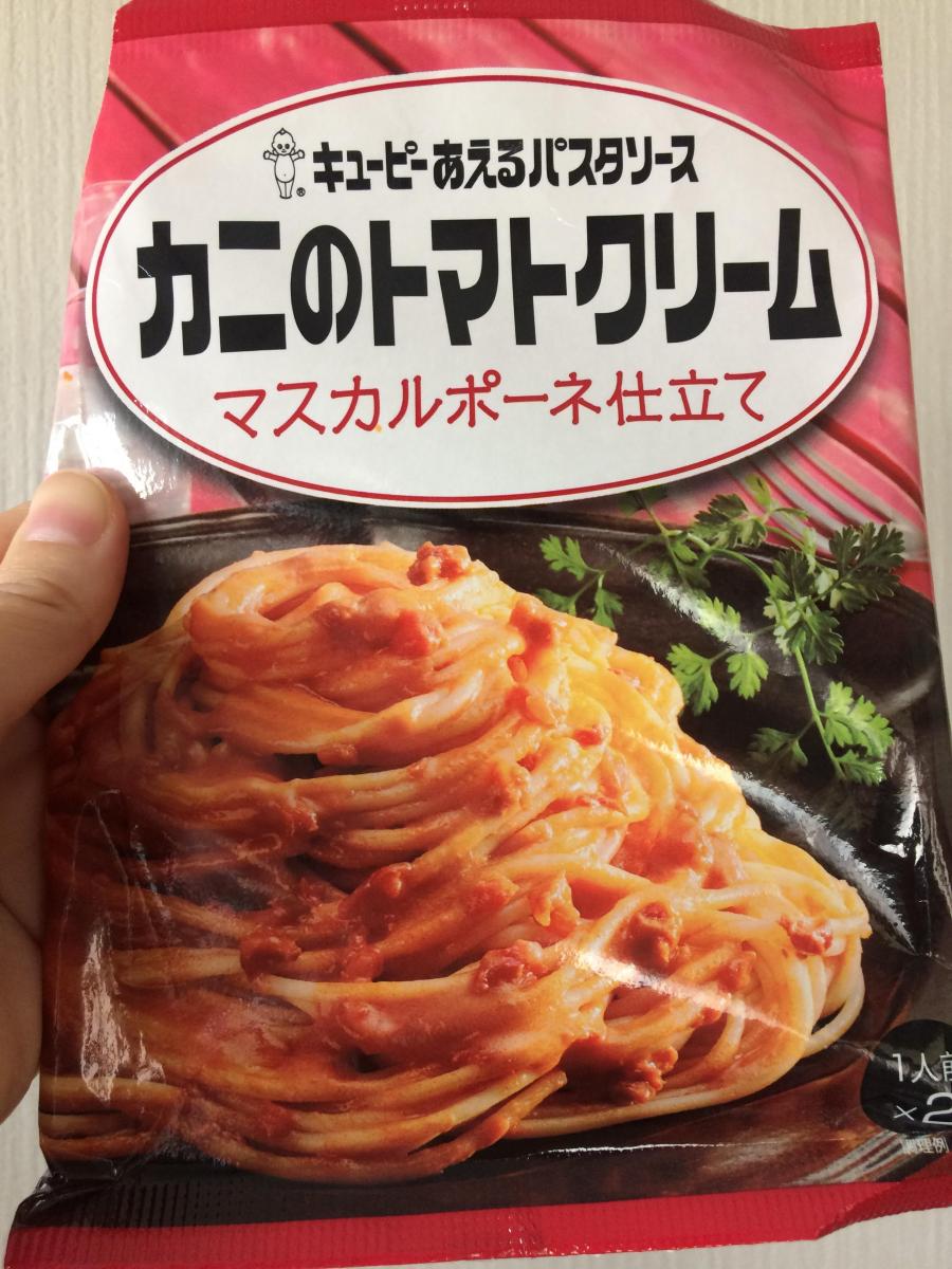 キユーピー あえるパスタソース カニのトマトクリーム マスカルポーネ仕立ての商品ページ