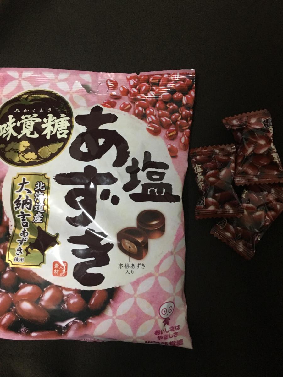 Uha味覚糖 塩あずきの商品ページ