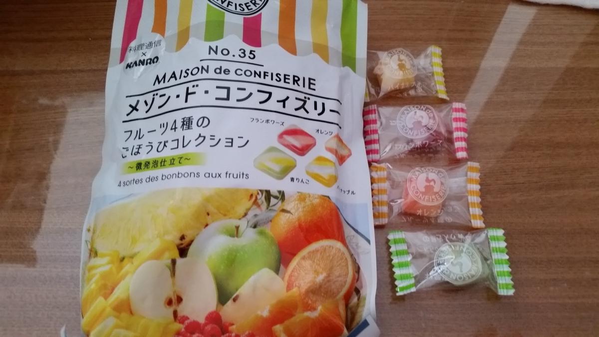 カンロ フルーツ4種のごほうびコレクションの商品ページ