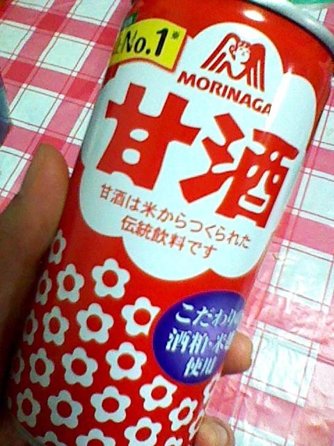 森永製菓 甘酒缶の商品ページ