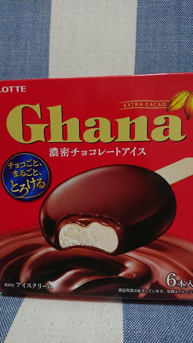 ロッテ ガーナ濃密チョコレートアイスの商品ページ