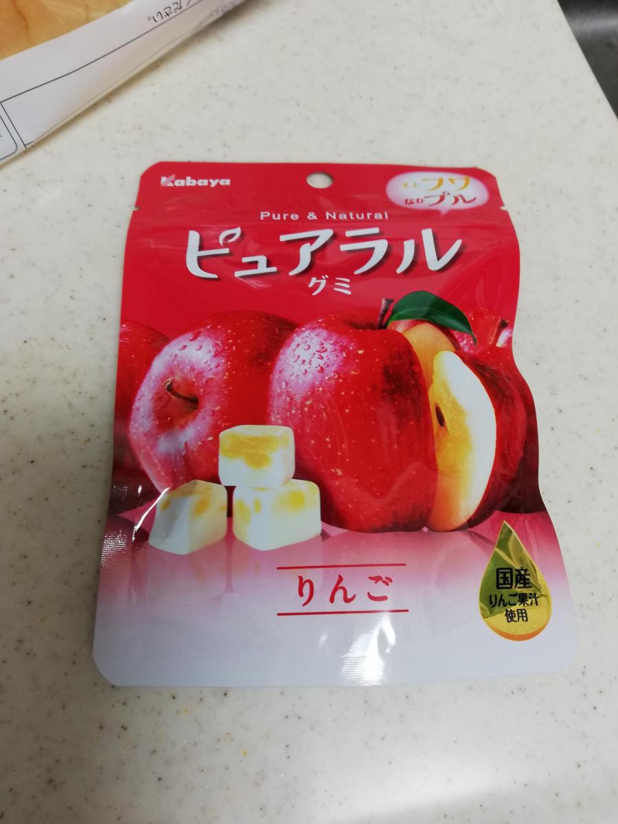 カバヤ ピュアラルグミ りんごの商品ページ