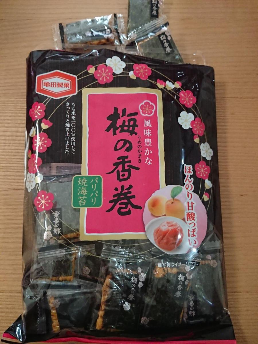 亀田製菓 梅の香巻 の商品ページ