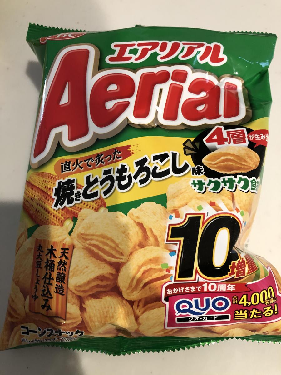 ヤマザキビスケット エアリアル 焼きとうもろこし味 の商品ページ