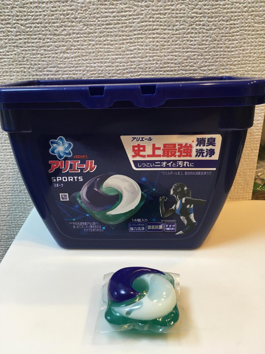 P G アリエール プラチナスポーツジェルボール3dの商品ページ