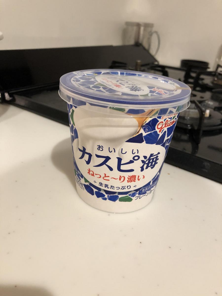 グリコ おいしいカスピ海 特選生乳100 の商品ページ