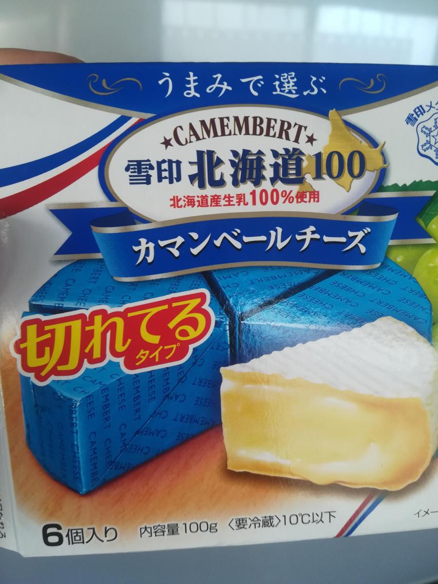 雪印メグミルク 雪印北海道100 カマンベールチーズ 切れてるタイプ 100g 6個入り の商品ページ